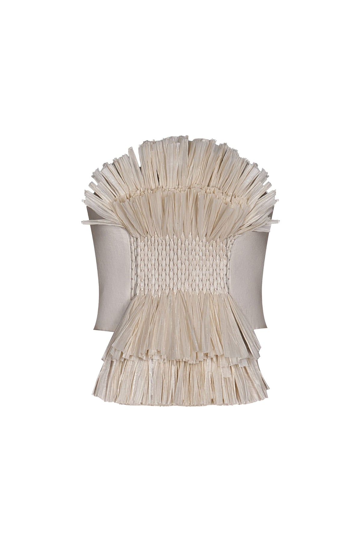Careo Sevillano linen top - White