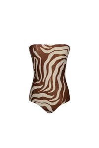 Alta Mar one-piece swimsuit - Brown