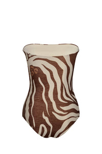Alta Mar one-piece swimsuit - Brown