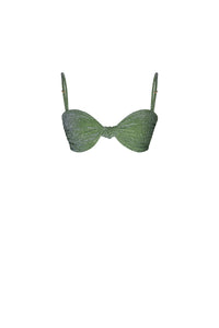 Heliconia swimsuit top - Green