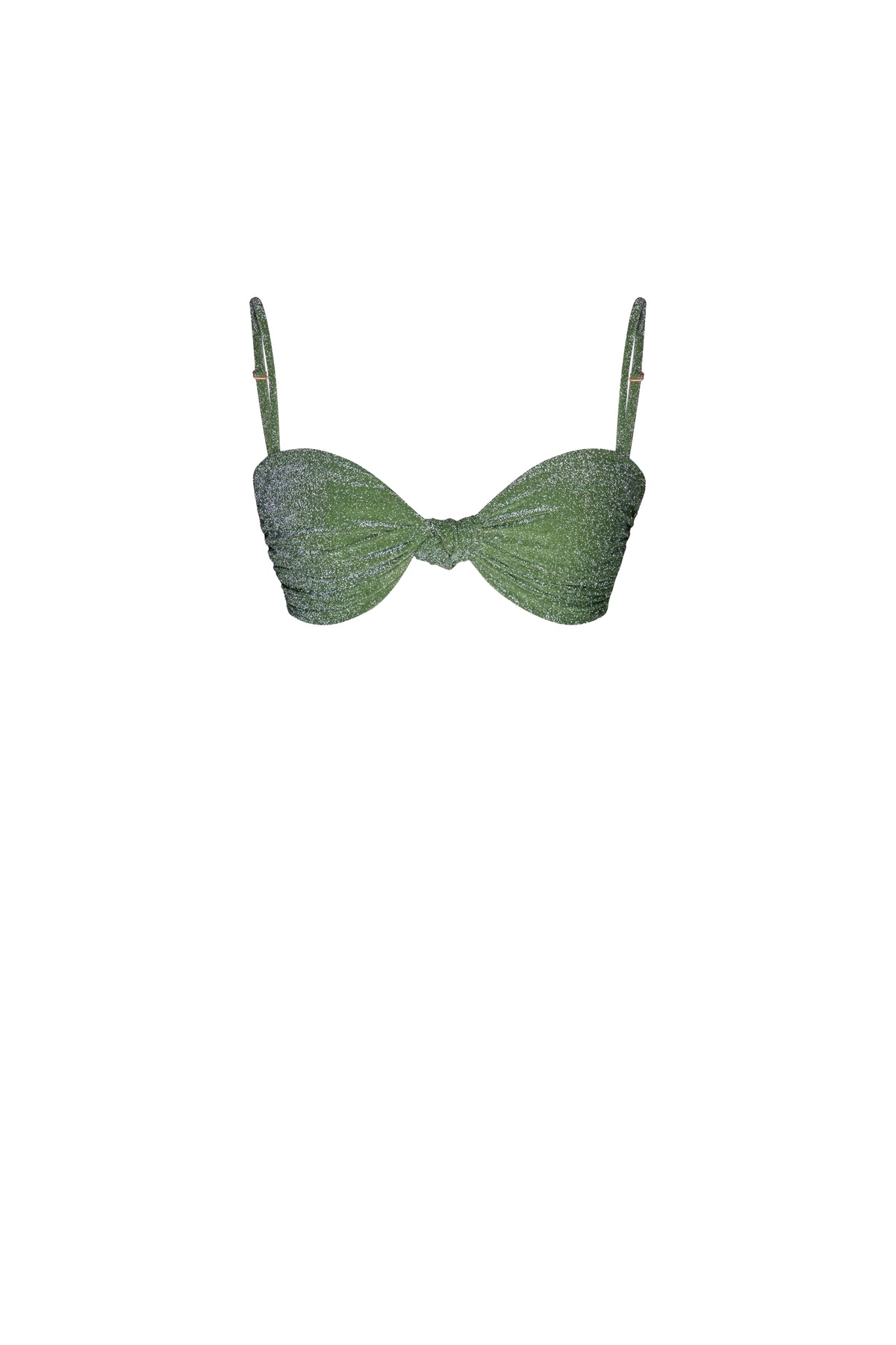 Heliconia swimsuit top - Green