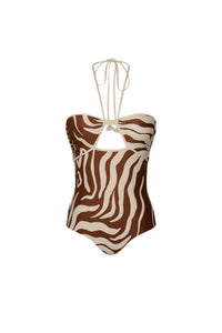 Sea Salt one-piece swimsuit - Brown
