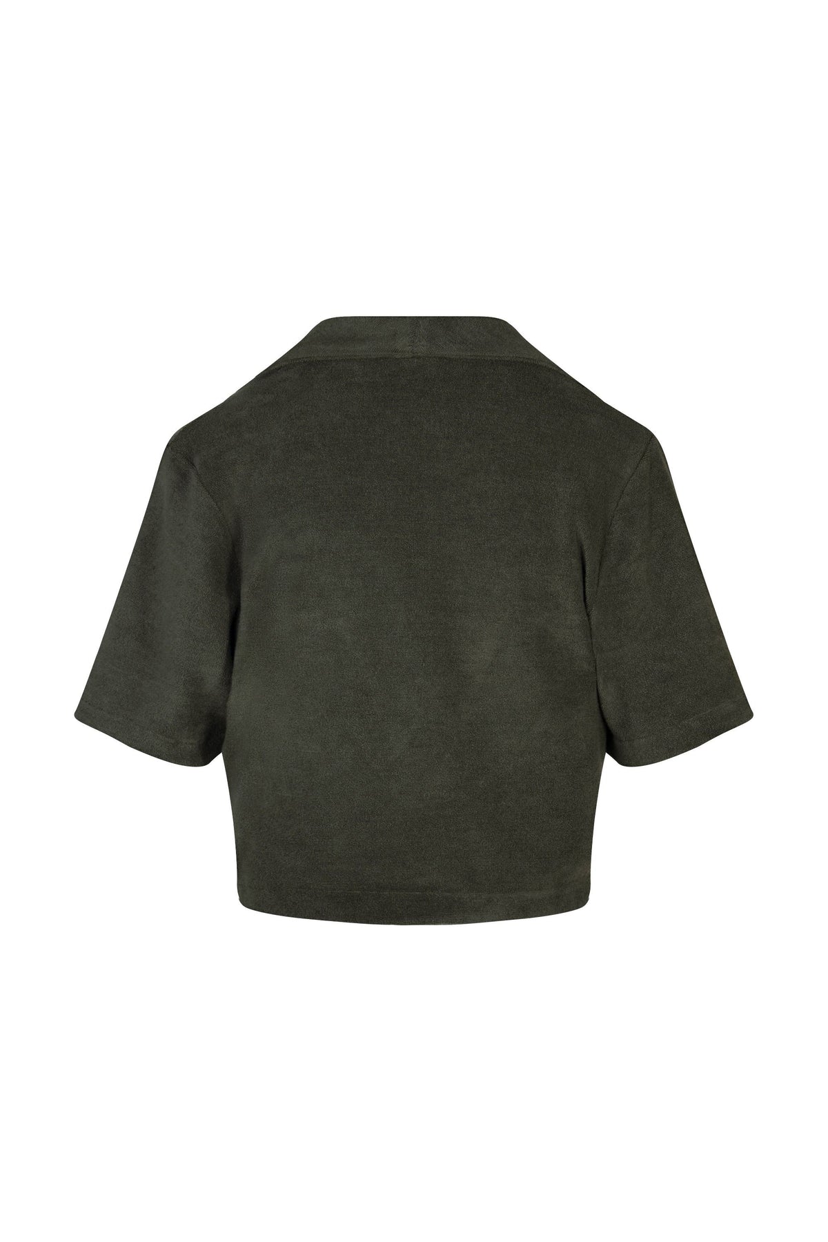 T-shirt à ourlet Misty en coton - Vert
