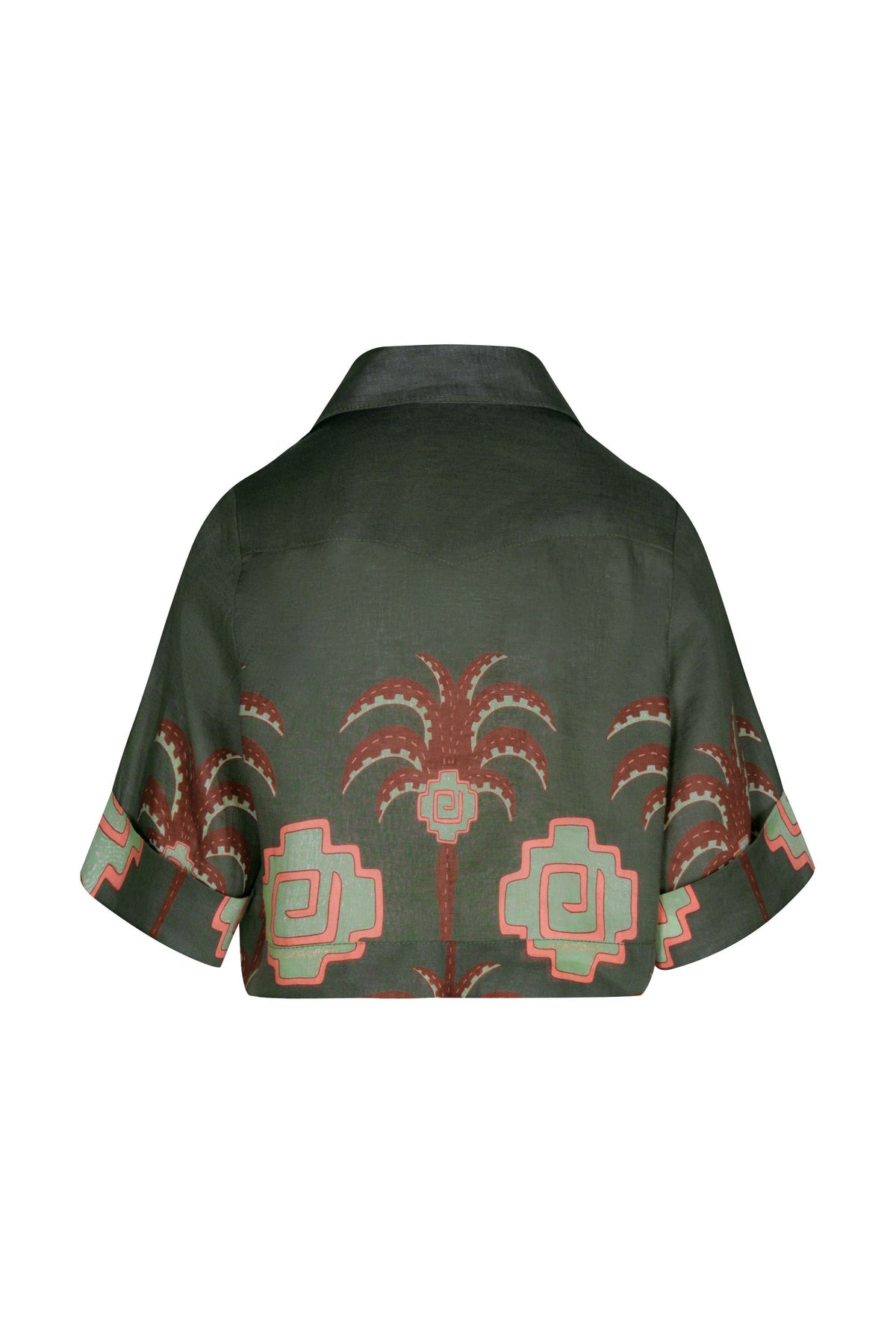 Chemise Cumbi en lin - Vert