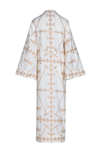Savannah cotton tunic dress - White