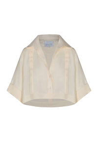 Chemise Cloud Forest en lin - Blanc