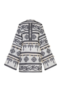 Robe Temple en coton - Noir