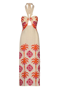 Robe Water Adventure en lin - Orange