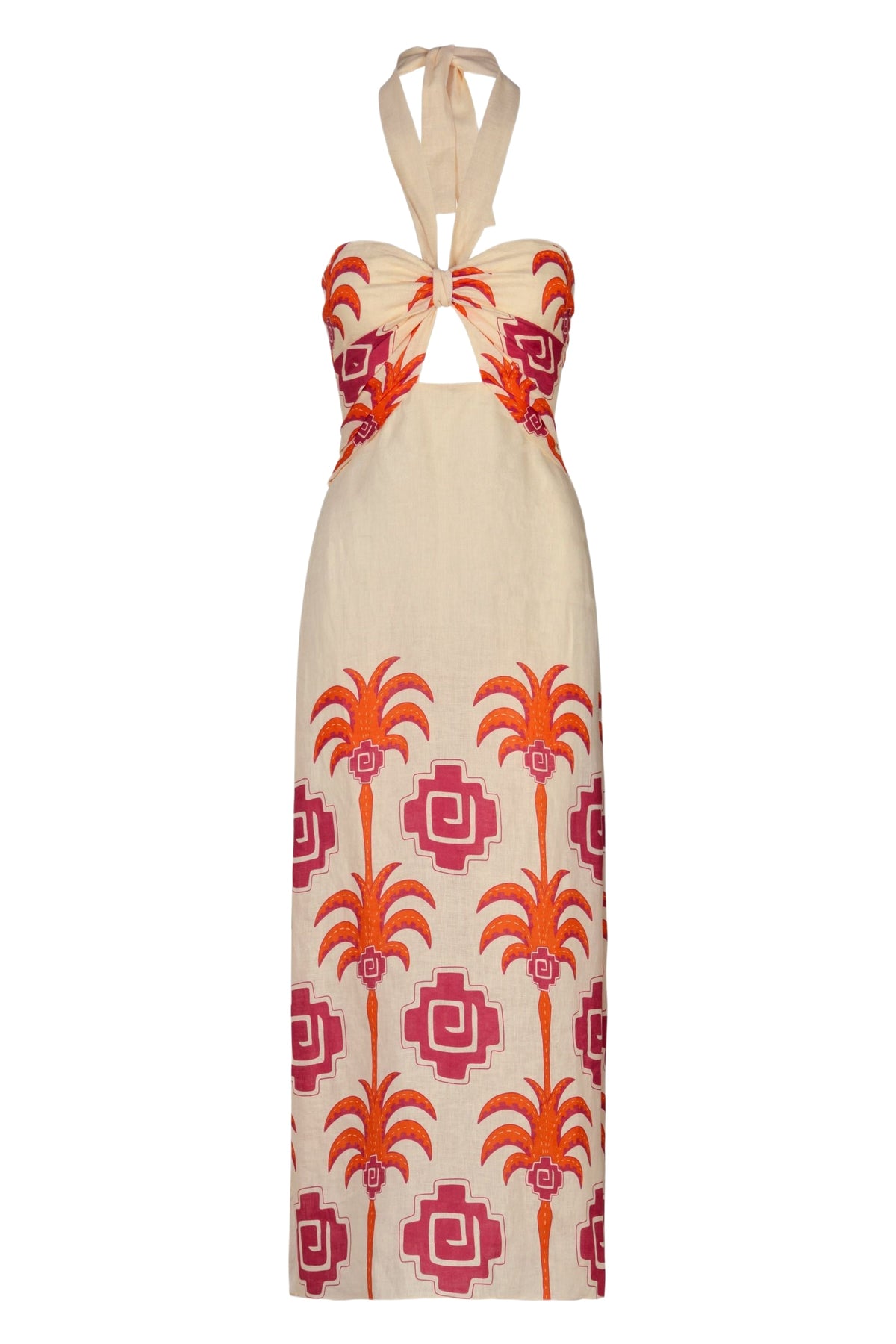 Robe Water Adventure en lin - Orange