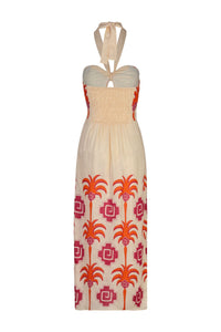 Robe Water Adventure en lin - Orange