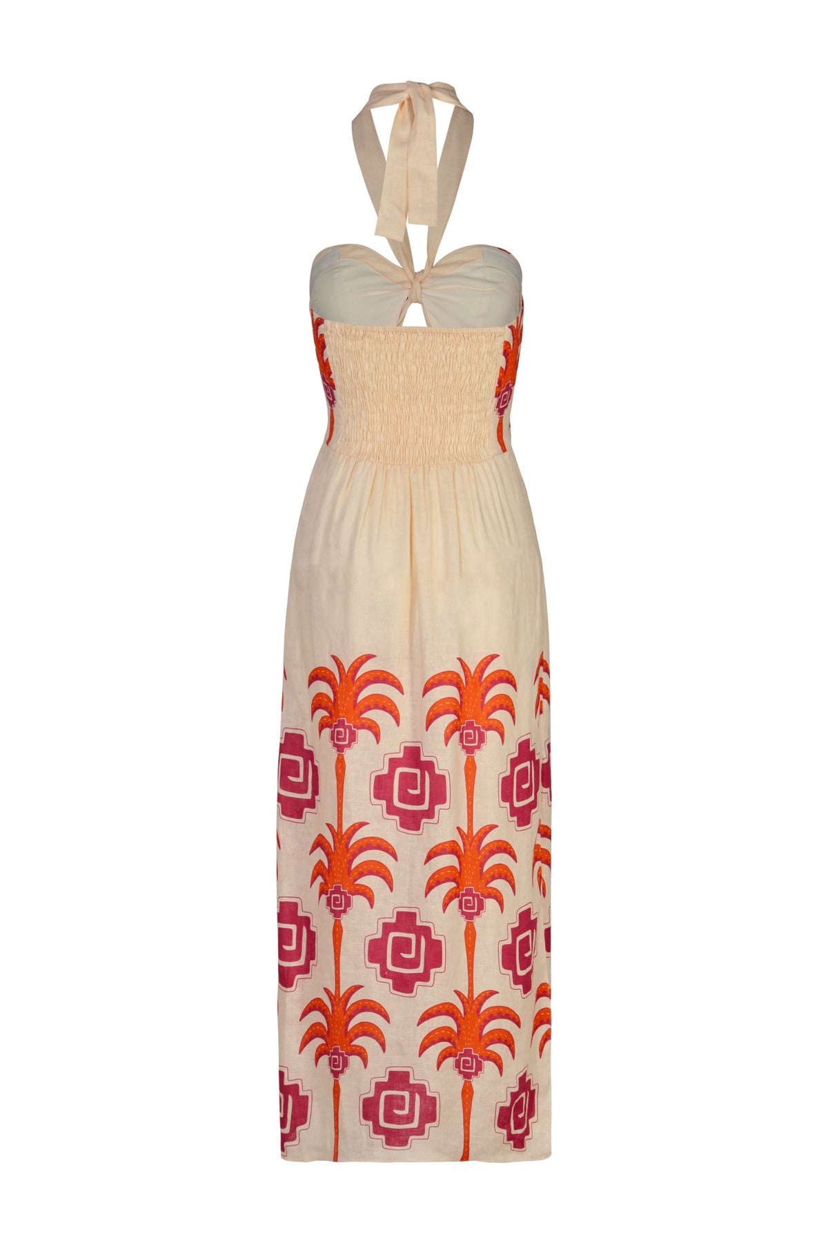 Robe Water Adventure en lin - Orange