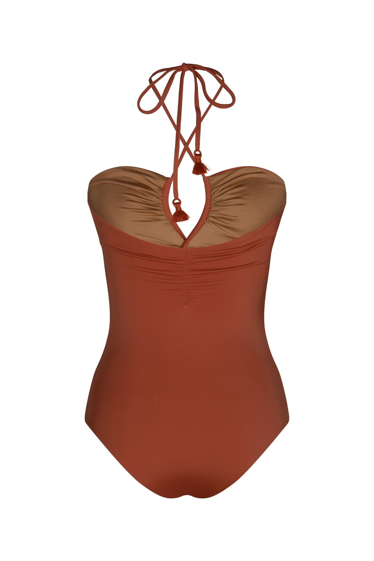 Maillot de bain une pièce Coral Reef - Marron