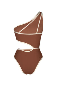 Maillot de bain une pièce Del Mar - Marron