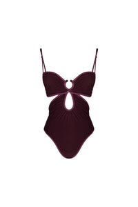 Sunny Days one-piece swimsuit - Wine