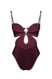 Sunny Days one-piece swimsuit - Wine