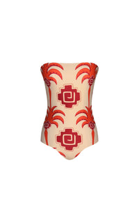 Alta Mar one-piece swimsuit - Red