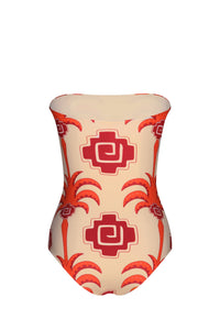 Alta Mar one-piece swimsuit - Red