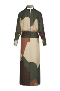 Robe Essence en soie - Marron