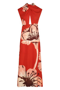 Al Son De Las Astromelias Dress - Red