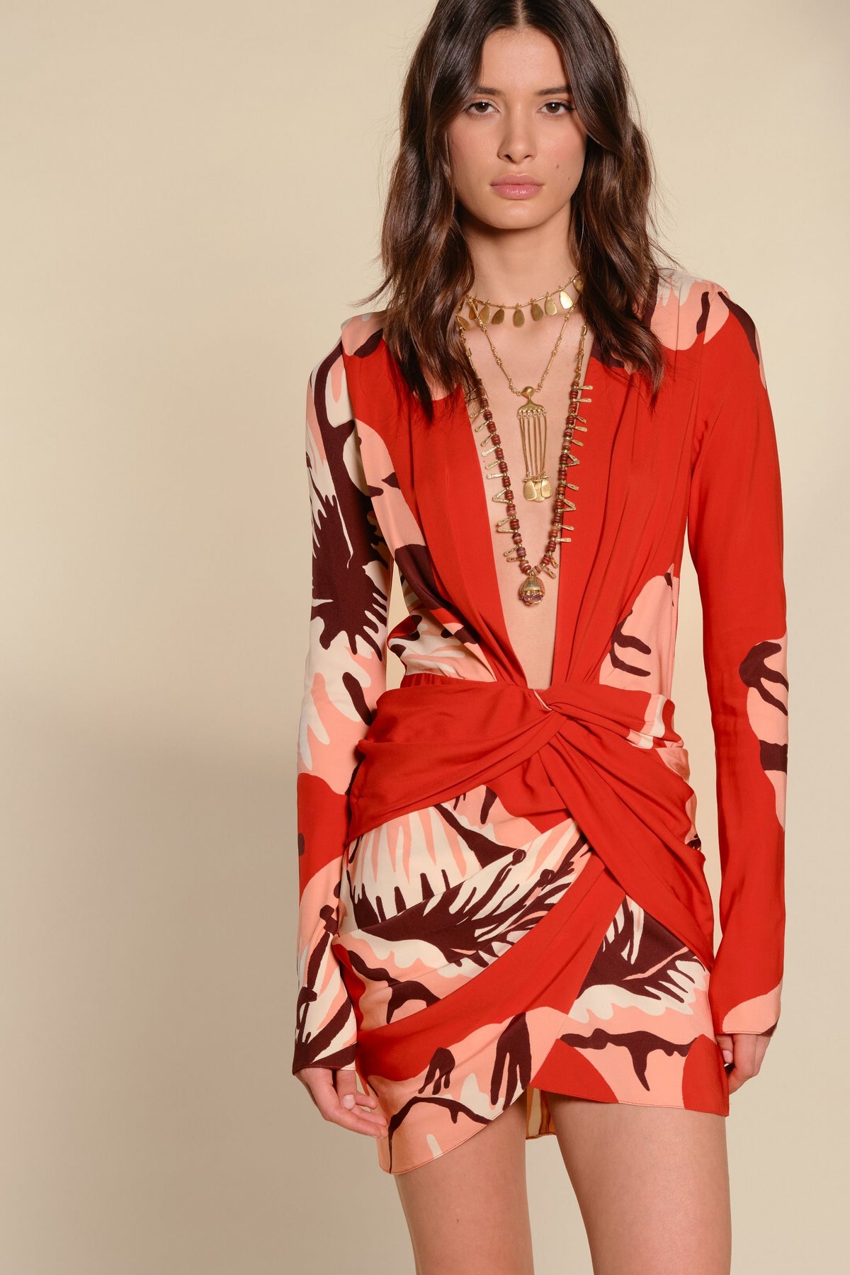 Gangaway Dress - Red