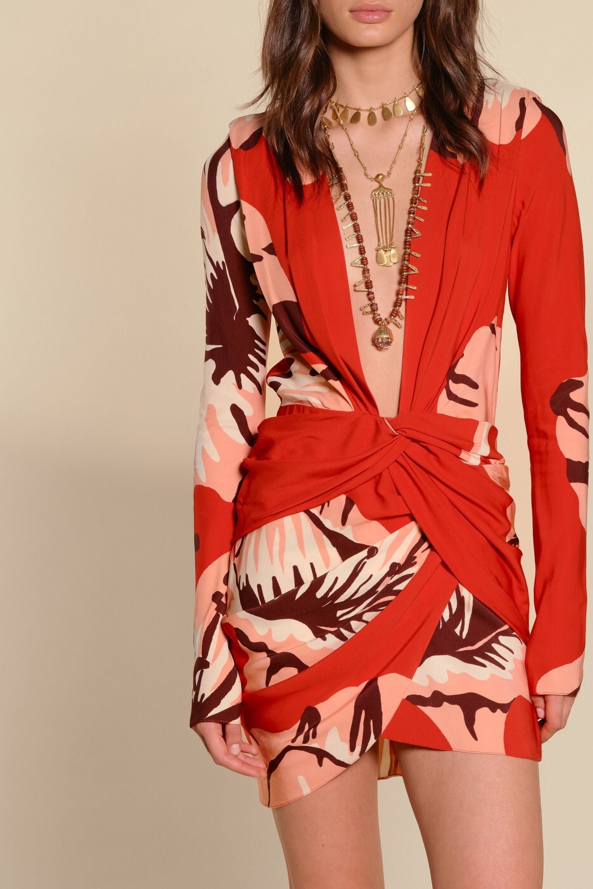 Gangaway Dress - Red