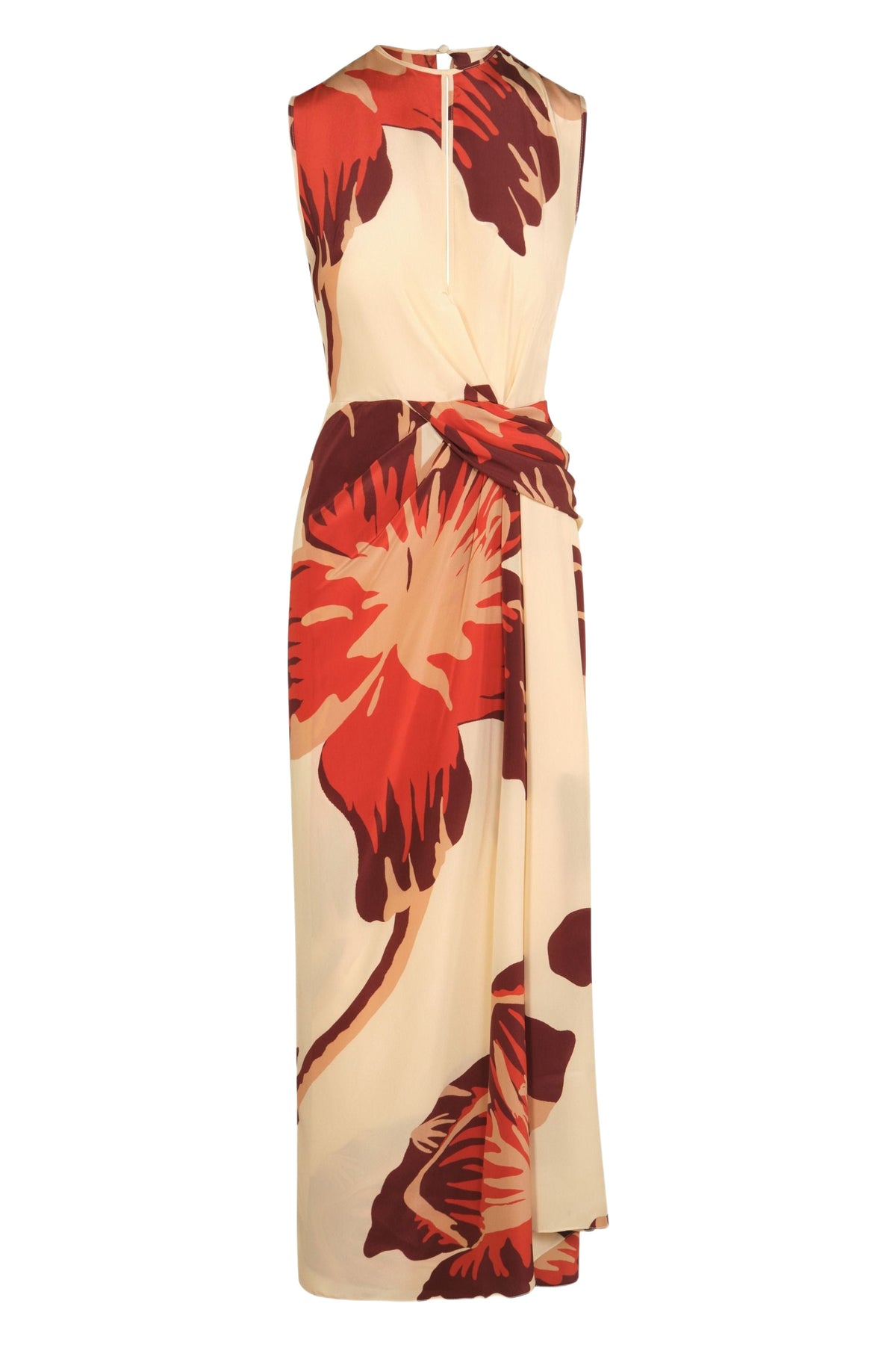 Odyssey silk dress - Red