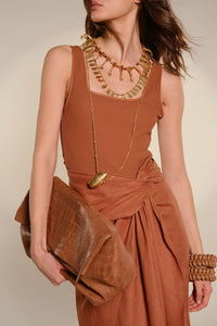 Robe Encanto Pacifico - Marron