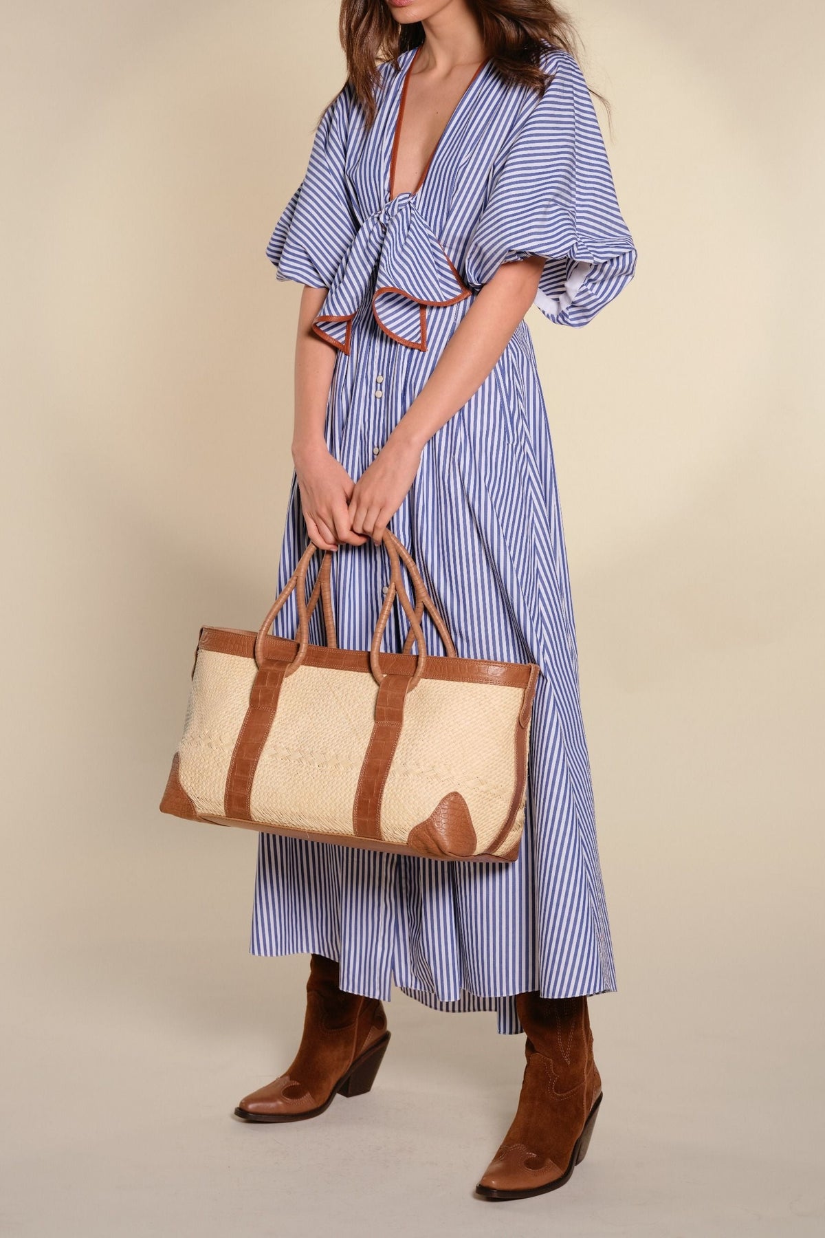 Endless Spring cotton dress - Blue
