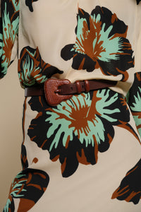 Buena Vista silk skirt - Green