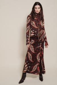 Start Point Dress - Brown