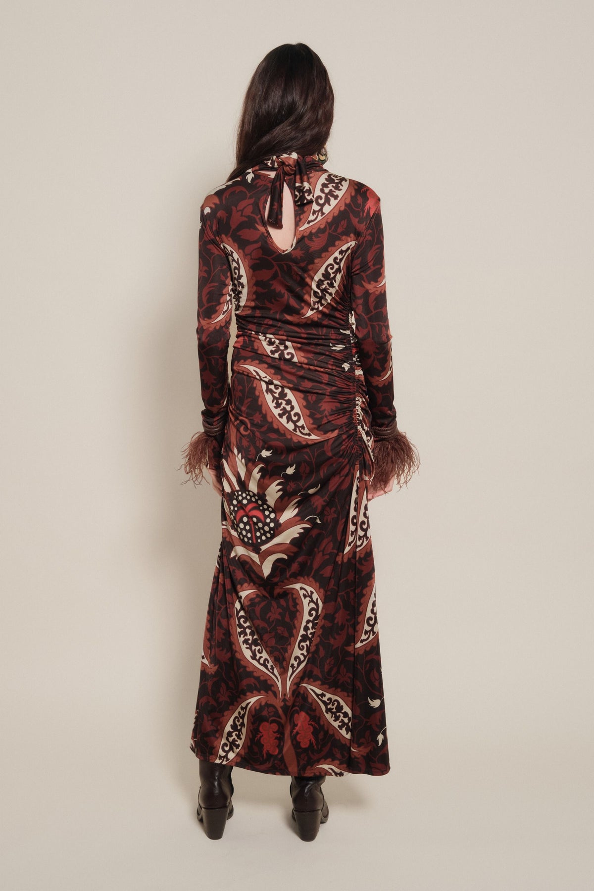 Start Point Dress - Brown