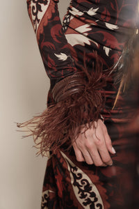 Start Point Dress - Brown