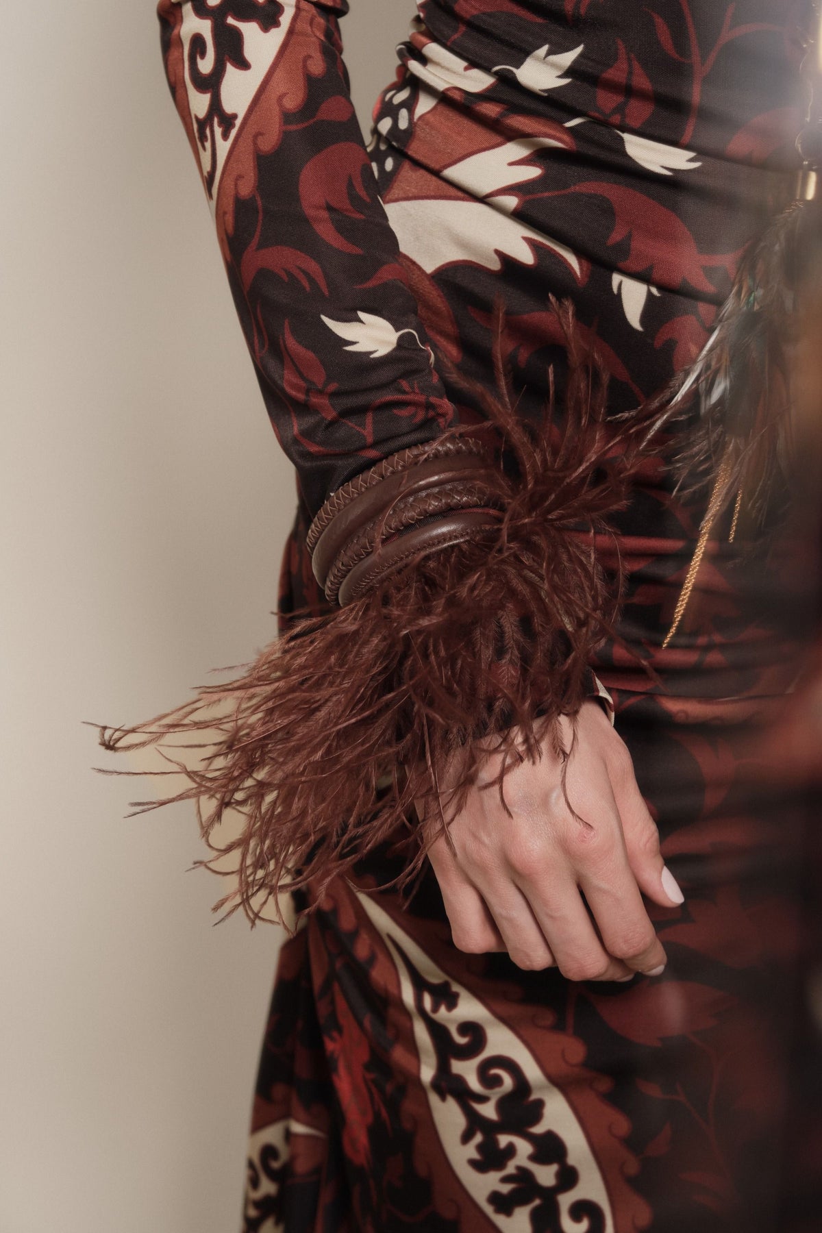 Start Point Dress - Brown