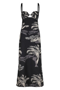 Robe Leaves And Vines - Noir