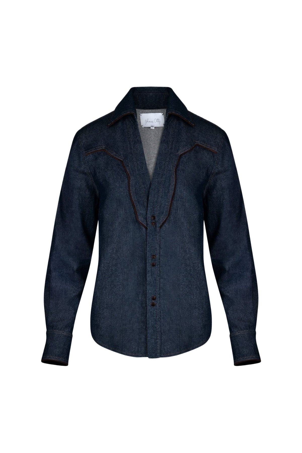 Chemise Hacia Puerto en coton - Bleu marine
