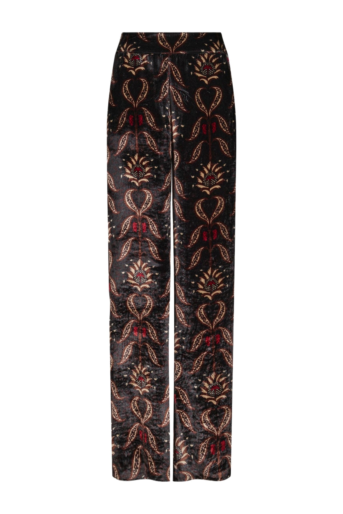 Pantalon Slouchiness en soie - Noir
