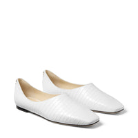 Ballerines plates Joselyn en cuir - Latte