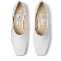 Ballerines plates Joselyn en cuir - Latte