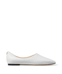 Ballerines plates Joselyn en cuir - Latte