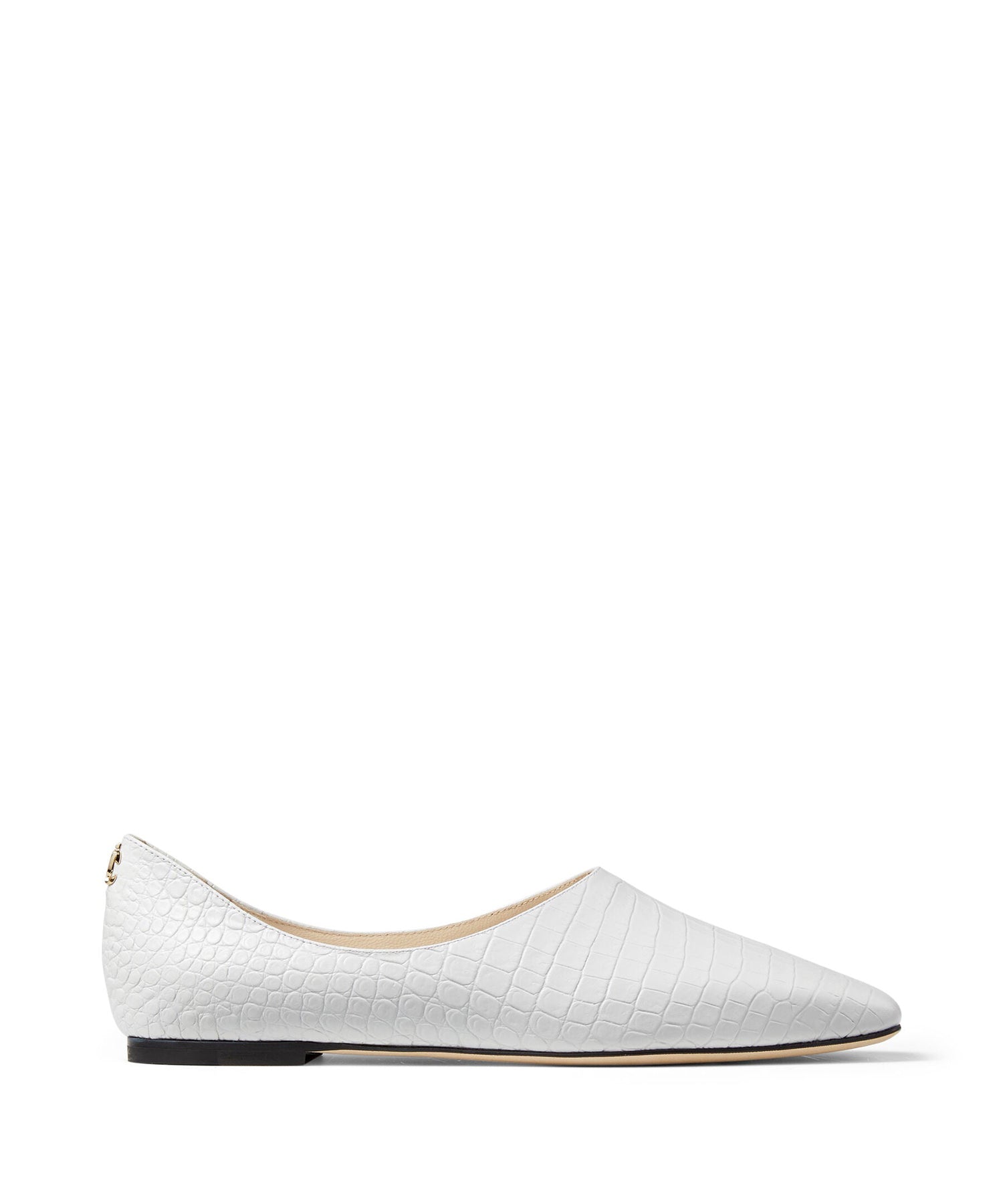 Ballerines plates Joselyn en cuir - Latte