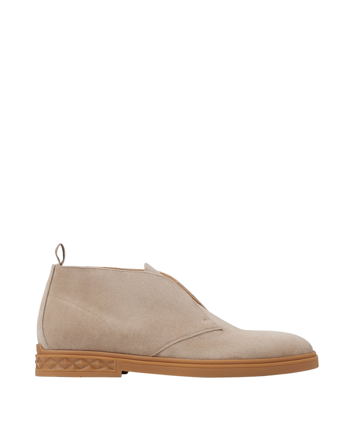 Bottines Josh safari daim-velours - Stone