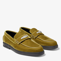 Mocassins Josh en velours avec motif pavé Diamond - Citrine & Crystal