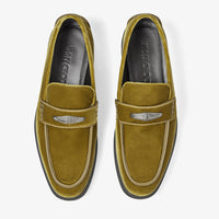 Mocassins Josh en velours avec motif pavé Diamond - Citrine & Crystal