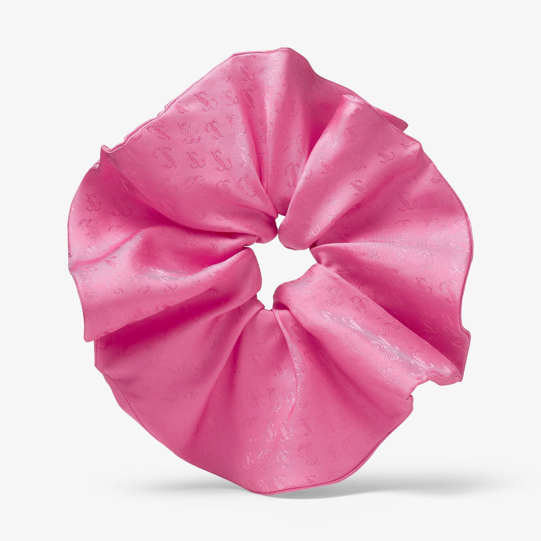 Chouchou Jovie en soie - Candy Pink
