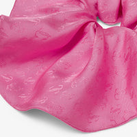 Chouchou Jovie en soie - Candy Pink