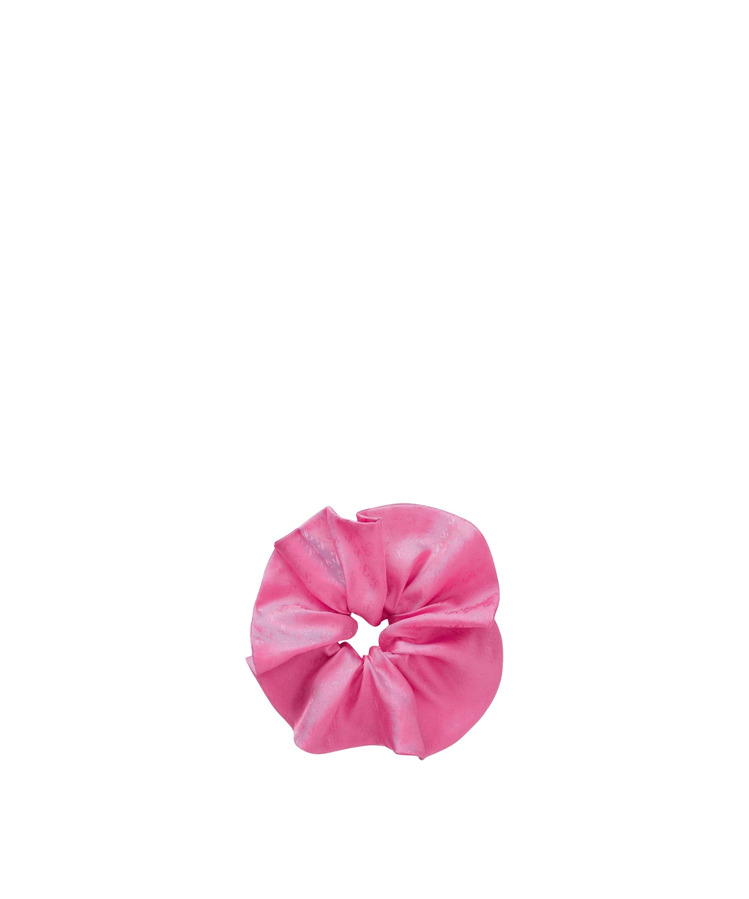 Chouchou Jovie en soie - Candy Pink