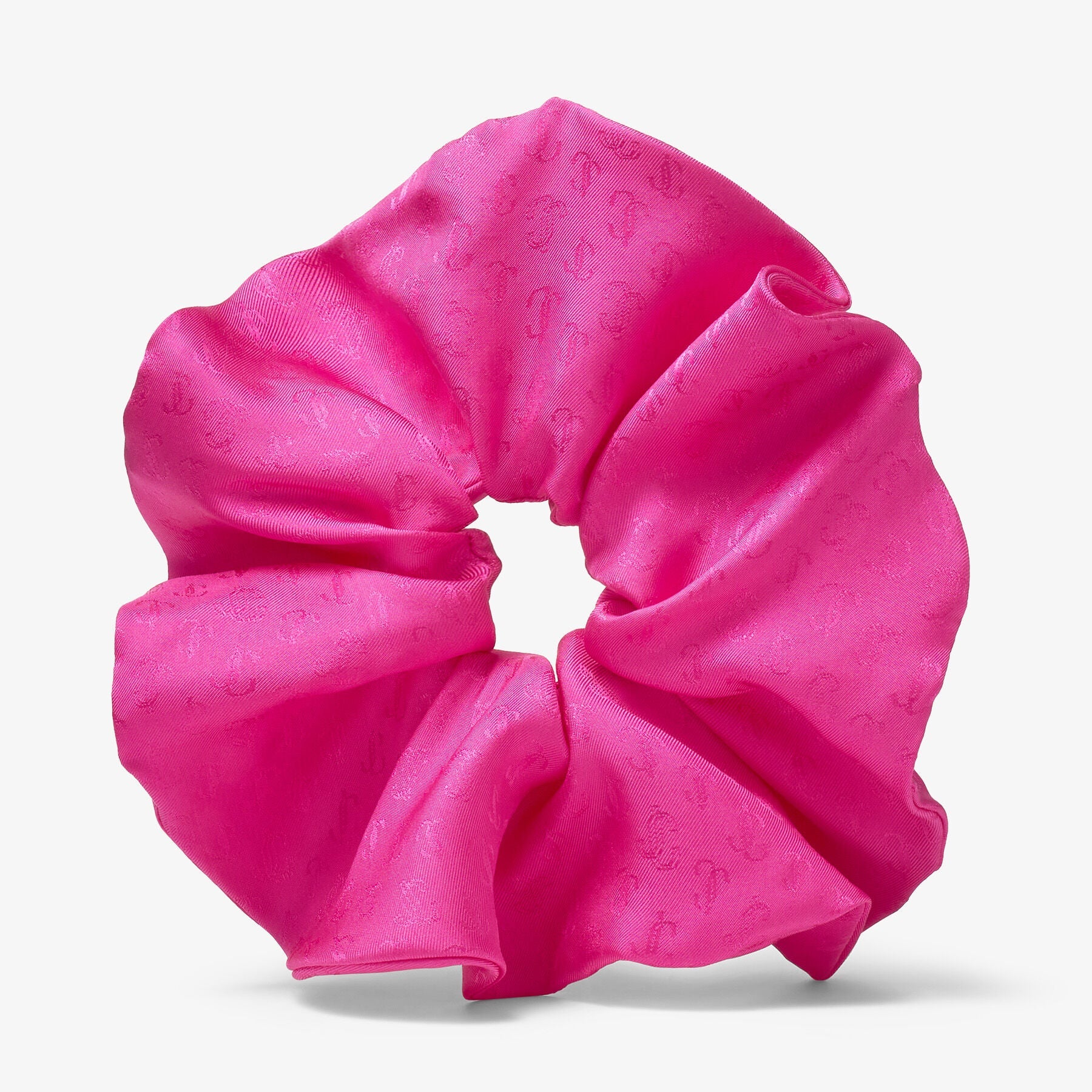 Chouchou Jovie en soie - Fuchsia