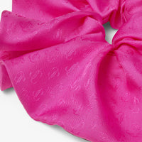 Chouchou Jovie en soie - Fuchsia