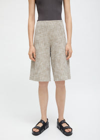 Bermuda Joyce à zip - Beige