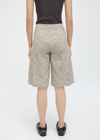 Bermuda Joyce à zip - Beige